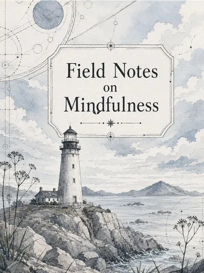 Field Notes on Mindfulness colouring collection by Ben Athem